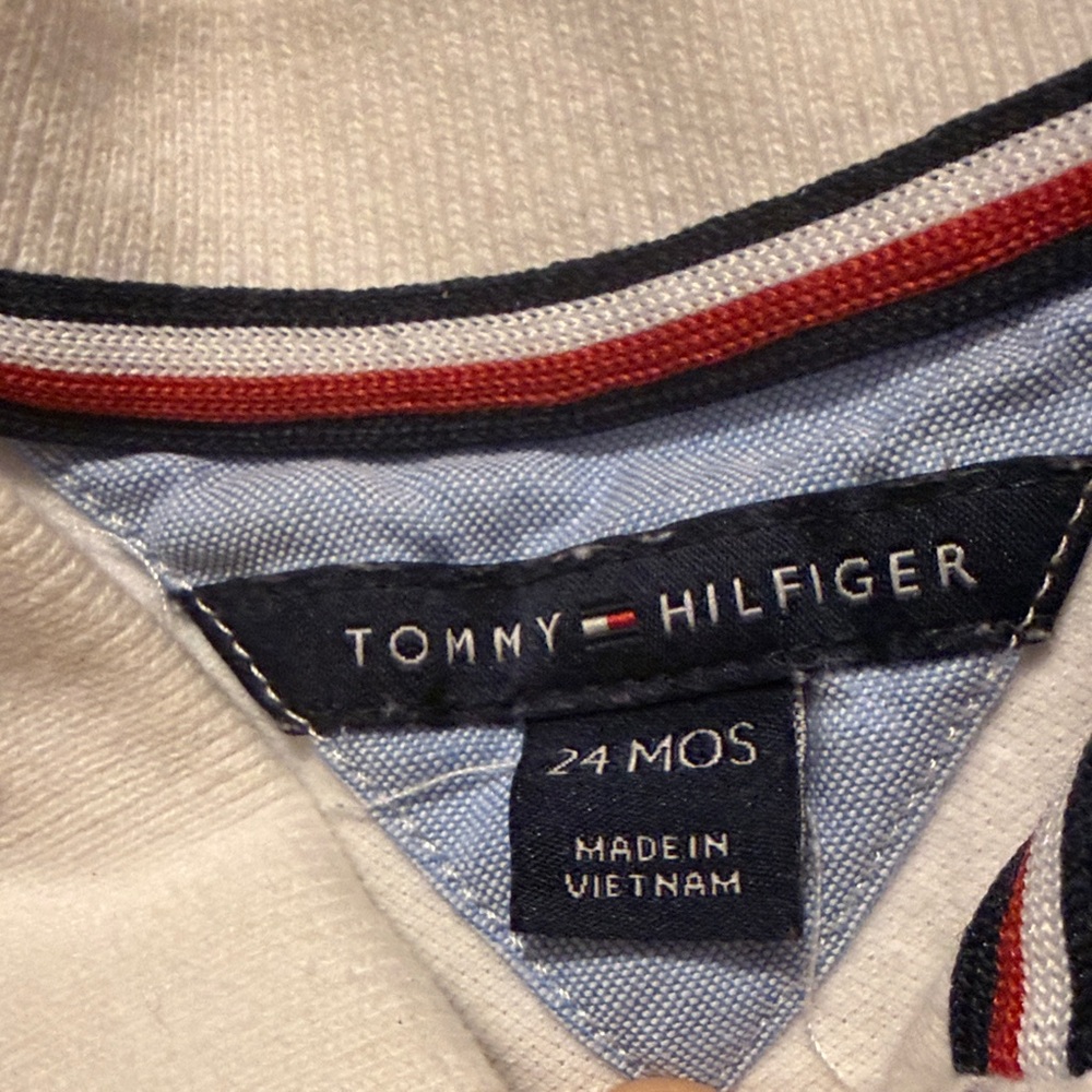 Tommy Hilfiger Kids Polo Set - Red, White, & Blue - Picture 6 of 11